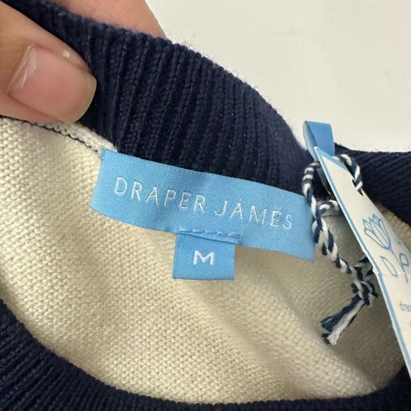 Draper James Wool Blend Fair Isle Knit Fit Flare LS Sweater Dress sz‎ M NEW - Picture 8 of 13